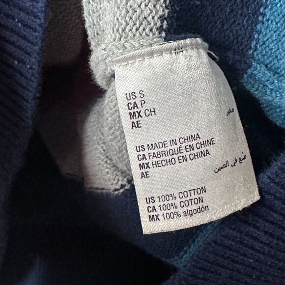 Club Room Regular Fit Mens Striped Sweater Small - Picture 4 of 7